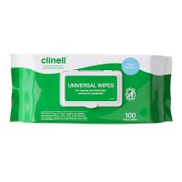 Clinell Universal Wipes Heavy Duty Extra Thick (Pack 100)