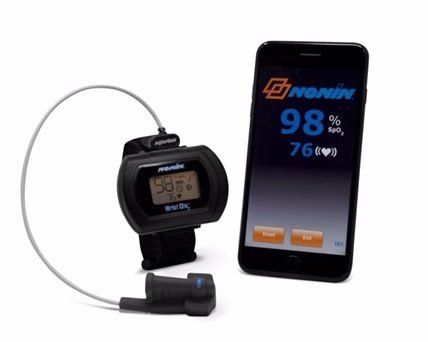 Nonin WristOx2 3150BLE (Bluetooth Low Energy) Pulse Oximeter with Adult ...