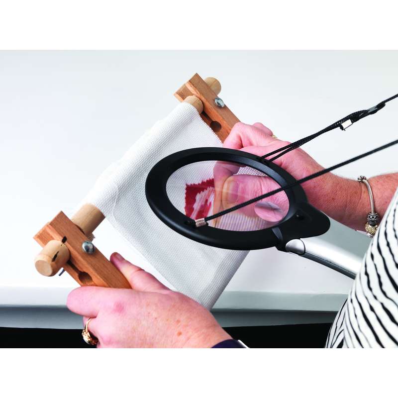 Daylight LED Neck Magnifier with Stand