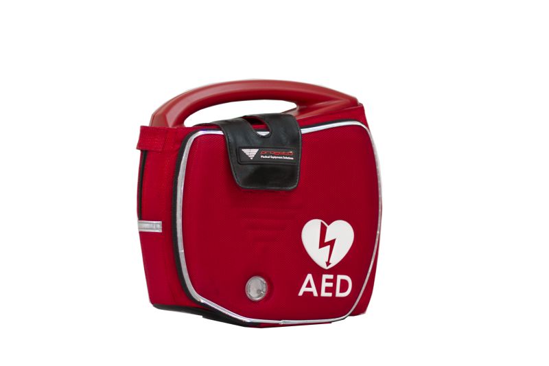 Carrying Case For Rescue SAM Defibrillator (Red)