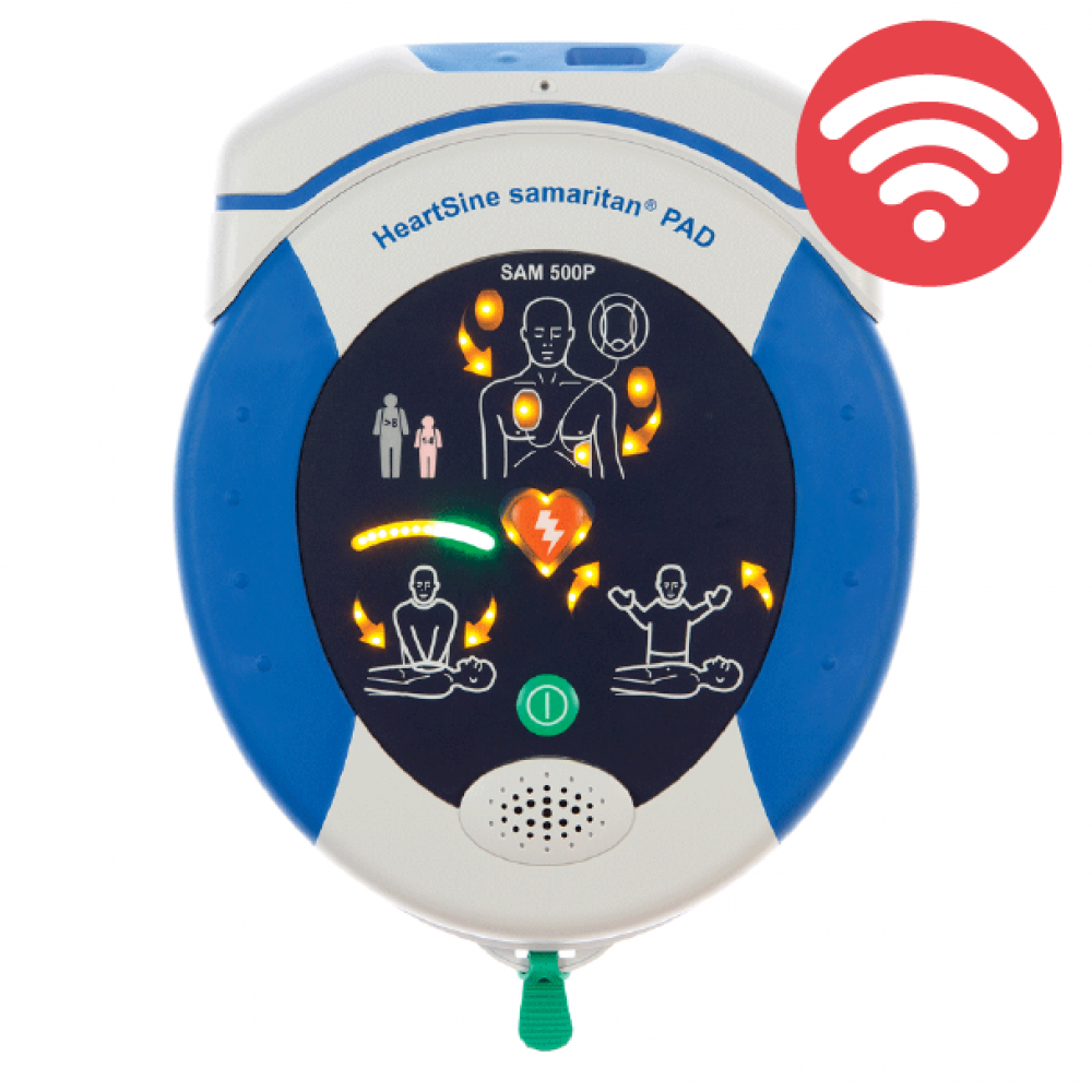 Heartsine Samaritan 500P Semi-Automatic Defibrillator With CPR Advisor and Gateway