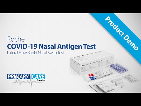 Roche SARS‐CoV‐2 (COVID-19) Rapid Nasal Lateral Flow Diagnostic Antigen Test (Box of 25 Tests)