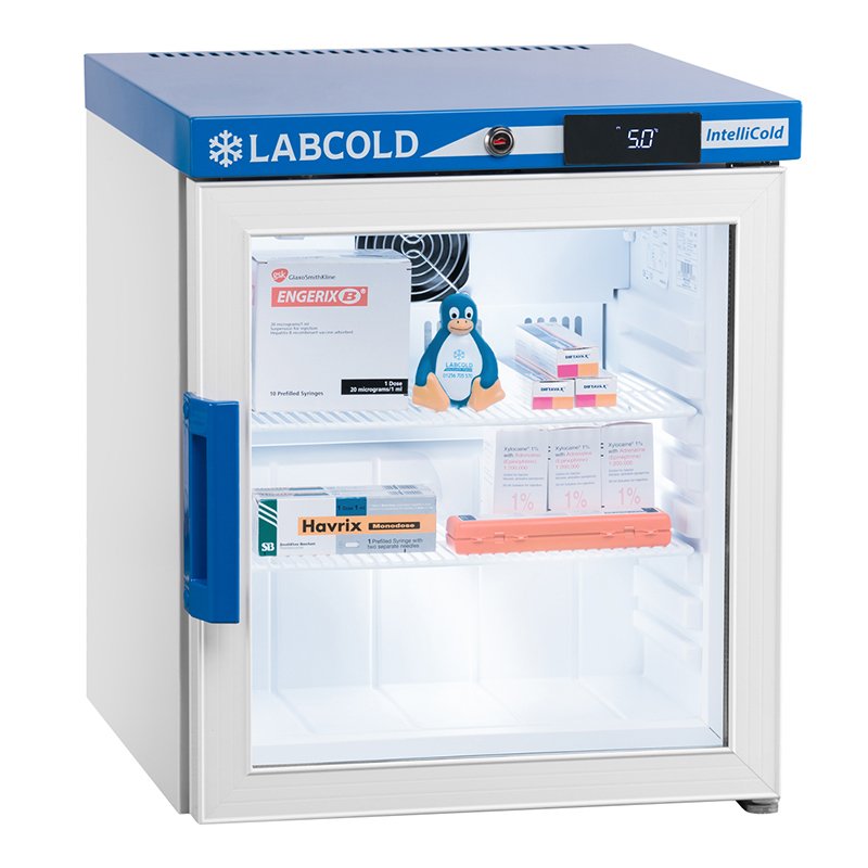 LABCOLD Pharmacy Fridge Glass Door 36 Litres