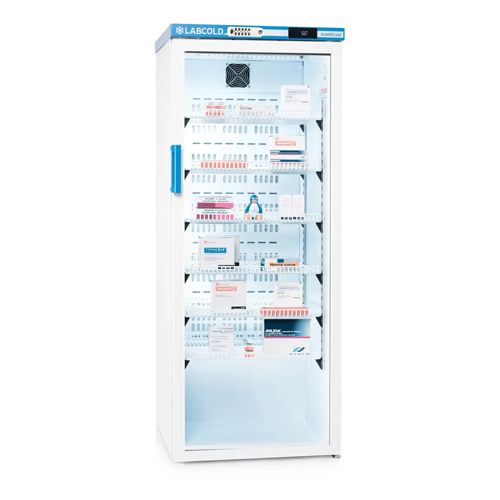 LABCOLD Pharmacy Fridge Glass Door 340 Litres DIGLOCK