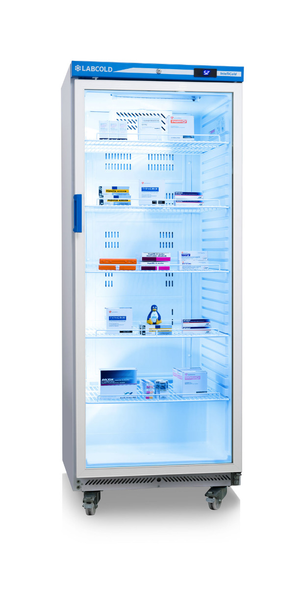 LABCOLD Pharmacy Fridge Glass Door 543 Litres 