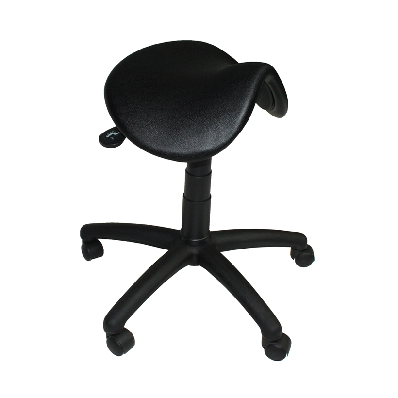 Medi Plinth PU Seated Saddle Stool