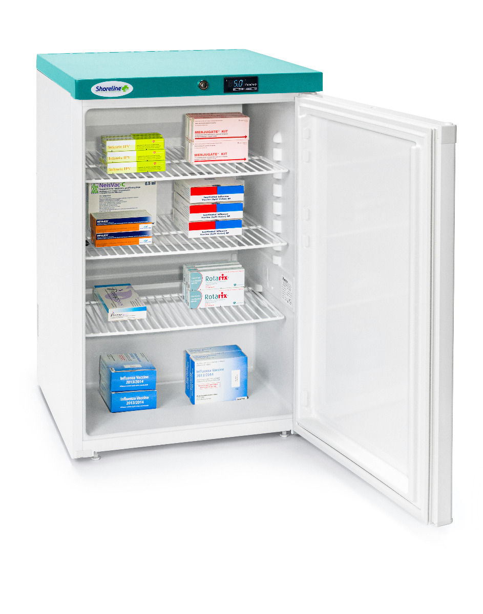 Shoreline Medical SM1502 Solid Door Pharmacy Refrigerator – 151 litres