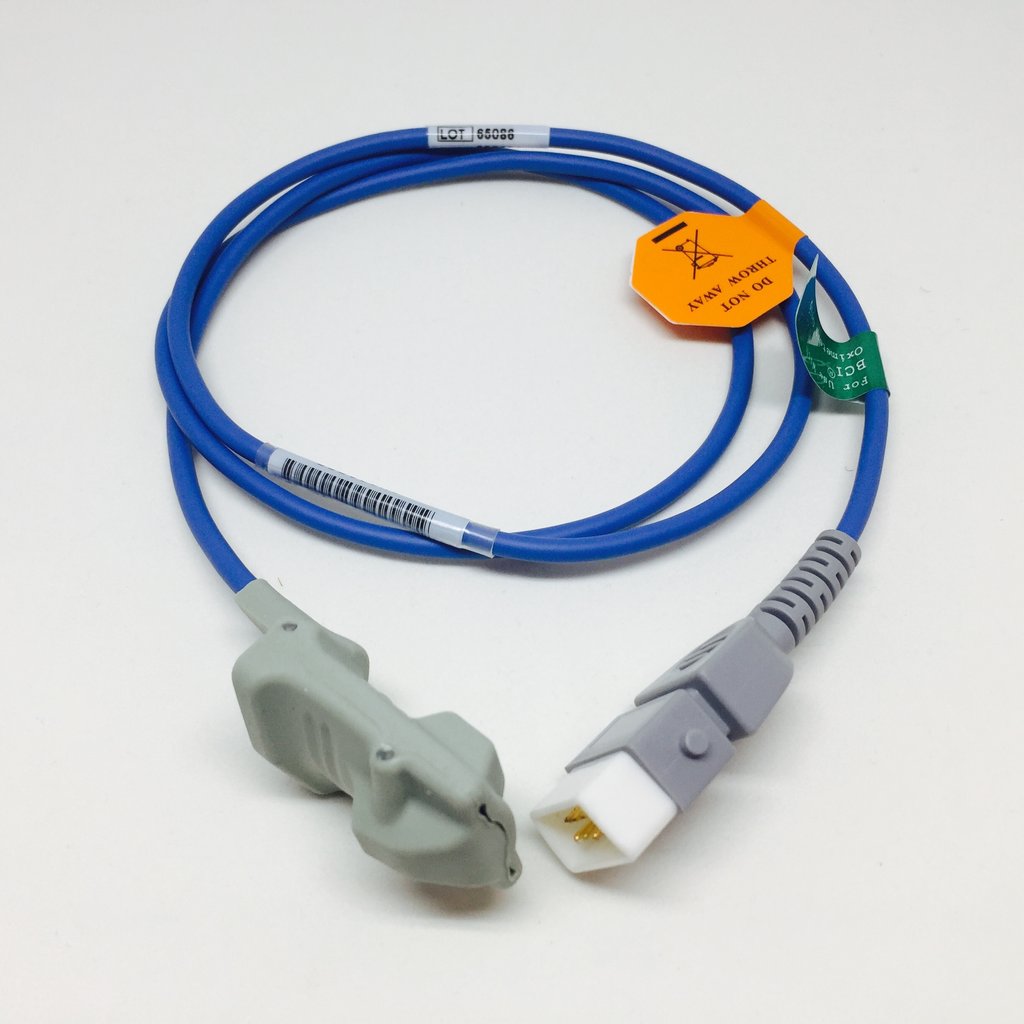 Reusable Paediatric Soft Silicone Finger Oximetry Sensor BCI Compatible