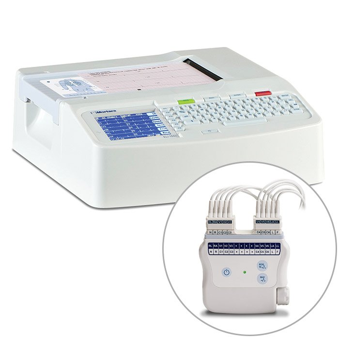 Mortara ELI150c Desktop ECG with wireless patient cable module (LAN connectivity)