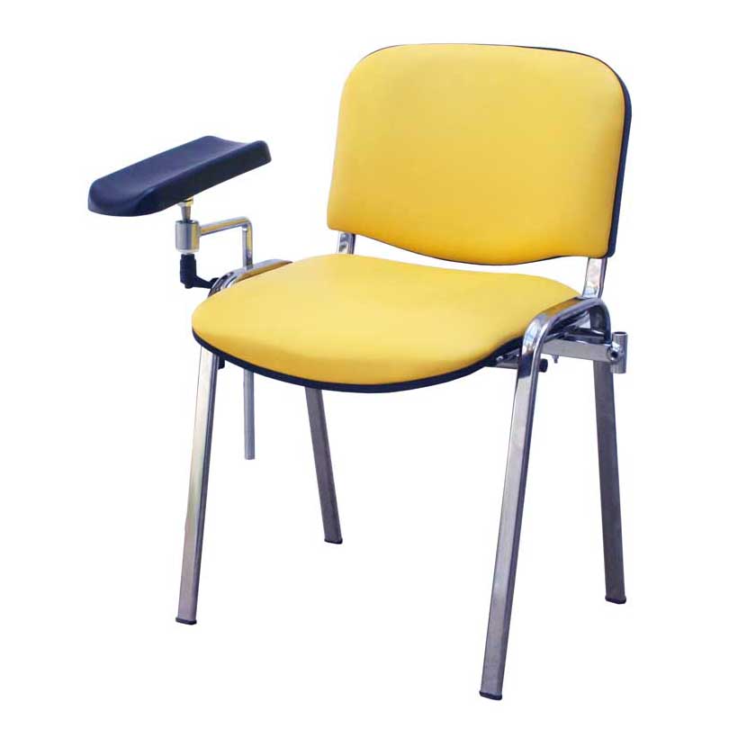 Medi Plinth Chrome Frame Phlebotomy Chair