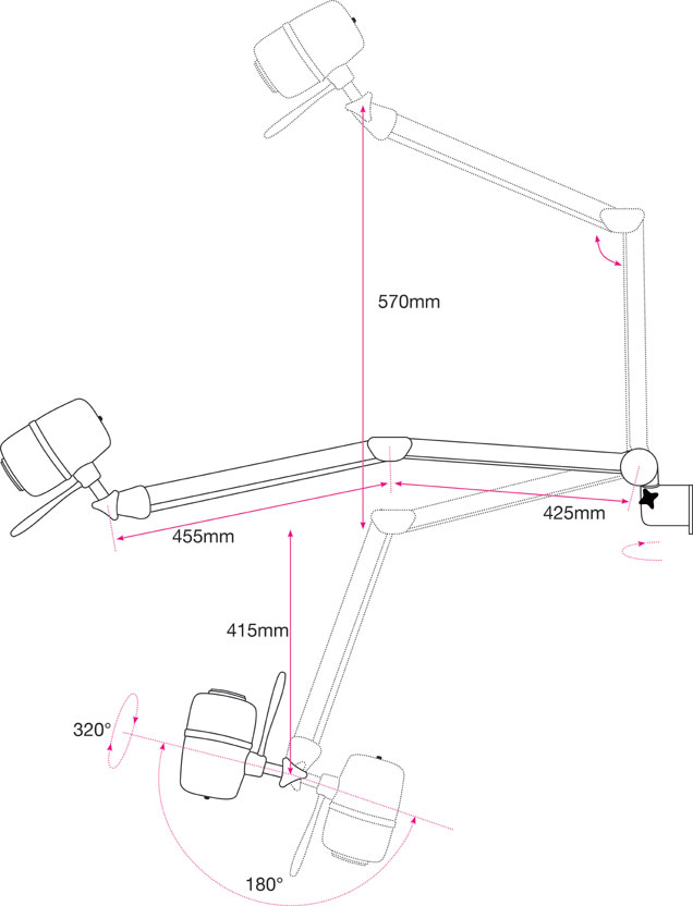 DARAY X240 LED Examination Light 